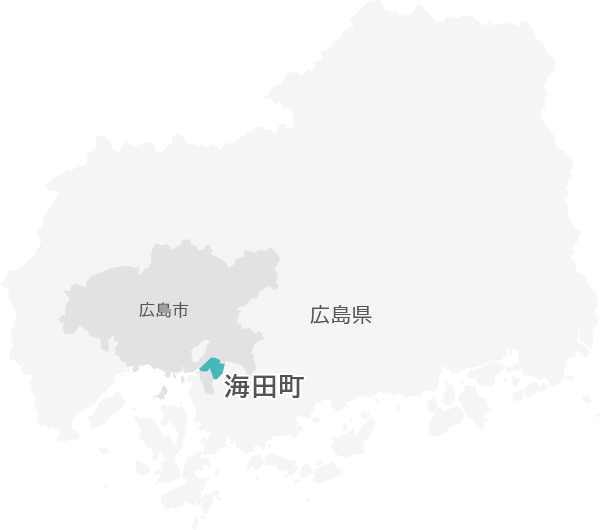 海田町のマップ