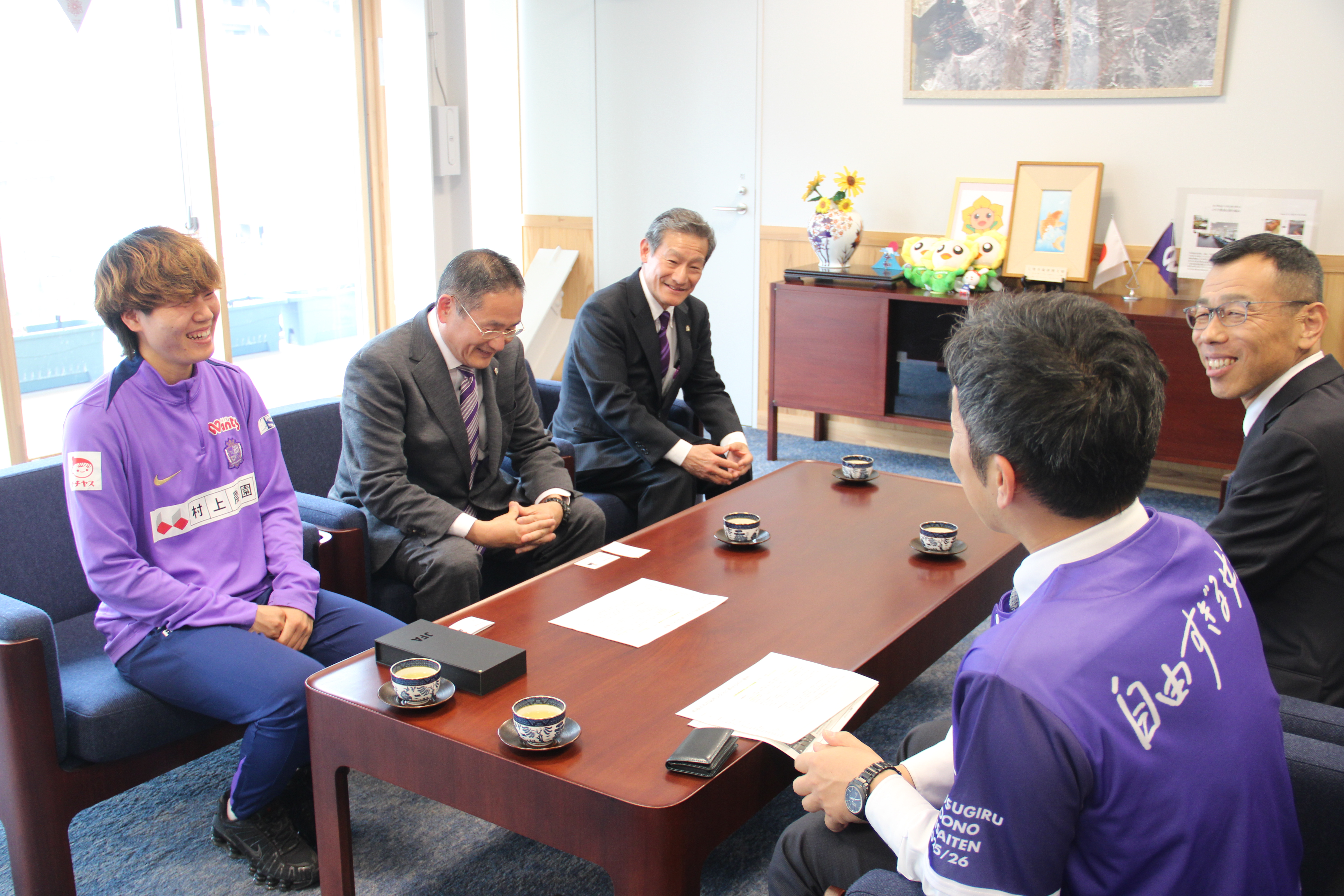 町長への訪問②