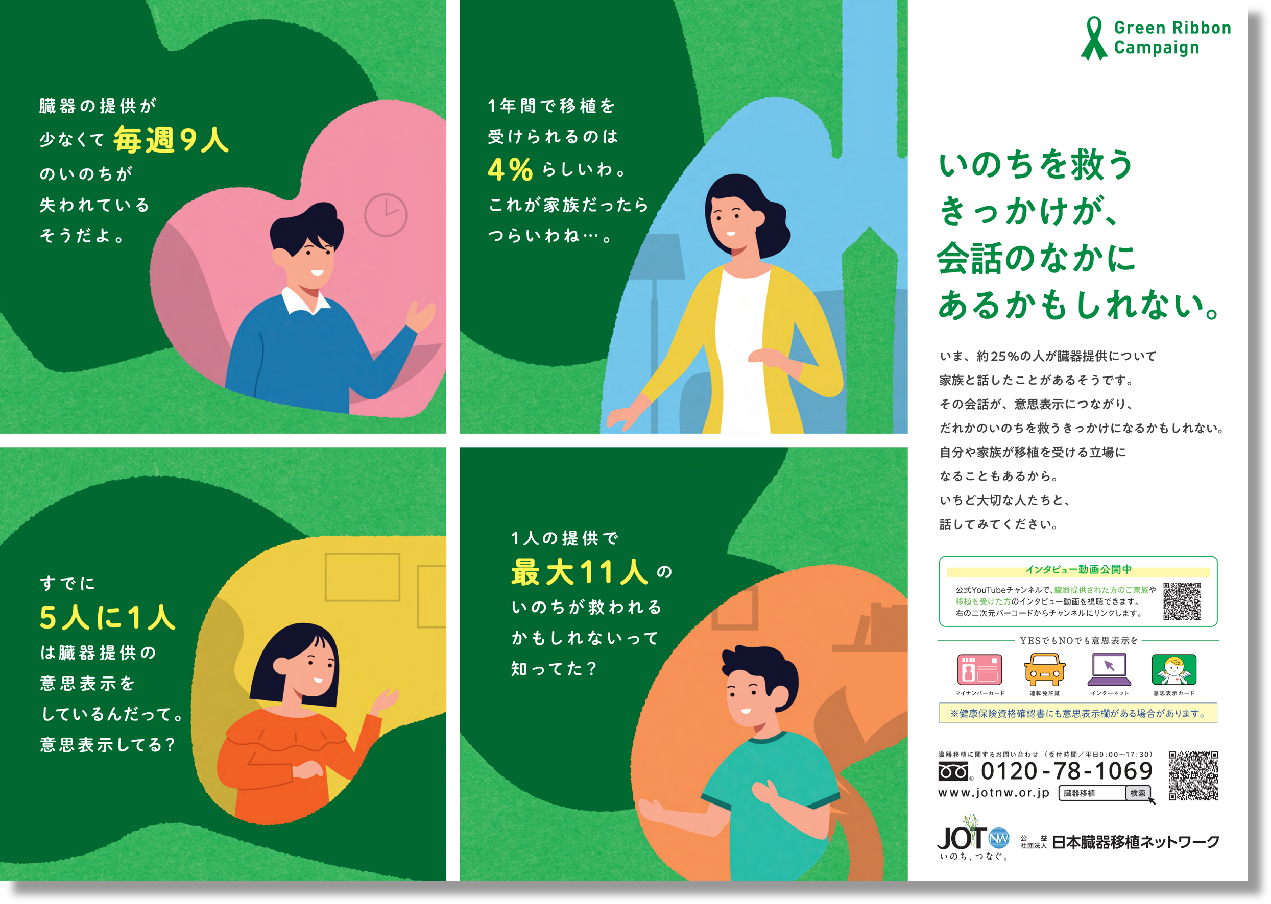 臓器移植啓発ポスター