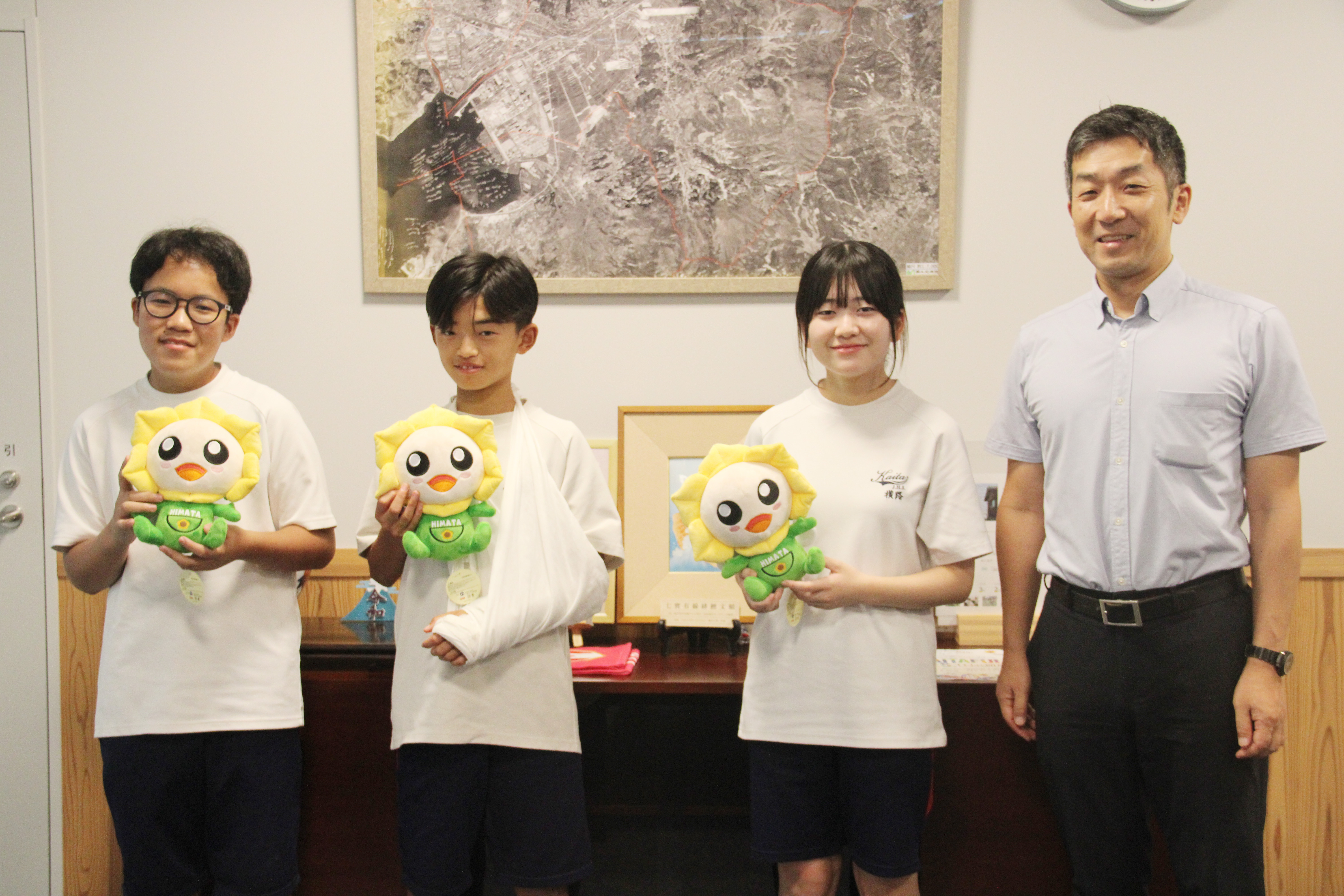 海田中学校の生徒が職場体験！