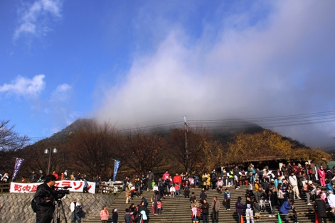 2012年12月9日撮影した健康マラソン大会