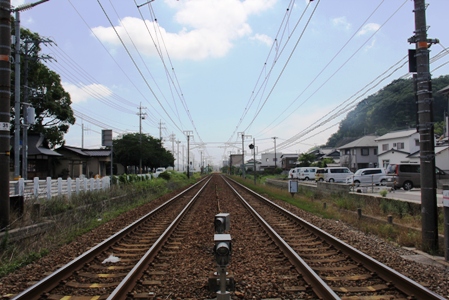 2012年7月2日撮影した山陽本線