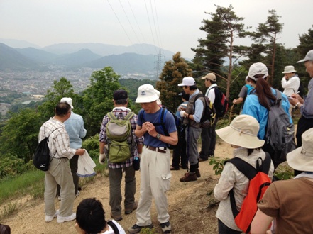 2012年5月20日撮影した赤穂峠からの海田町
