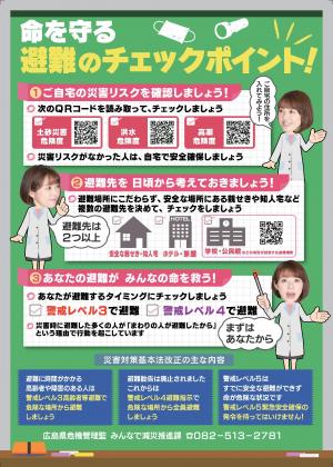 警戒レベル4で危険な場所から全員避難（裏）.