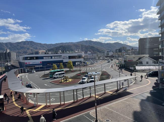 海田市駅南口ロータリー