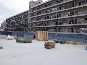 1Ｆ床工事