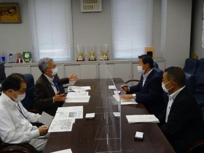 広島県土木建築局長及び西部建設事務所長との面談3