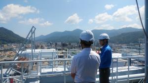 バイオマスパワー海田発電所見学