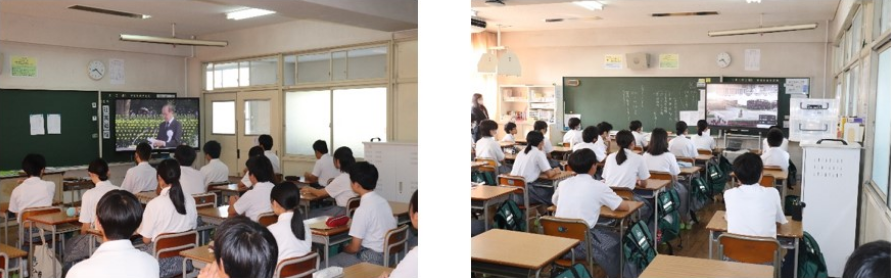 全校登校日　平和について考える