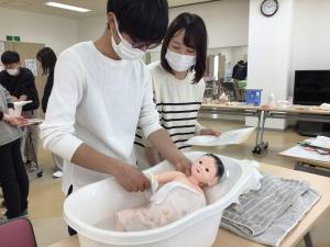 パパママ沐浴