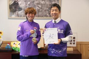 町長への訪問①