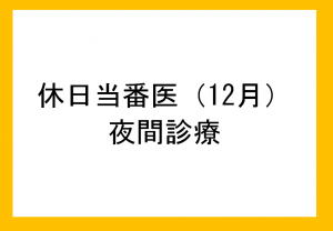 11月休日診療